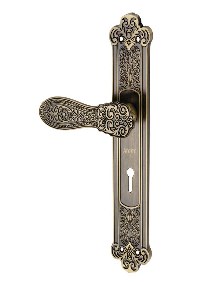 Atom Heavy Duty Mortise Door Lock for Bedroom, Living Room, Main Door, Brass Antique Finish | 3 Keys | 6 Lever Double Stage Lockset for House Hotel Office(O49KY) - Image 4